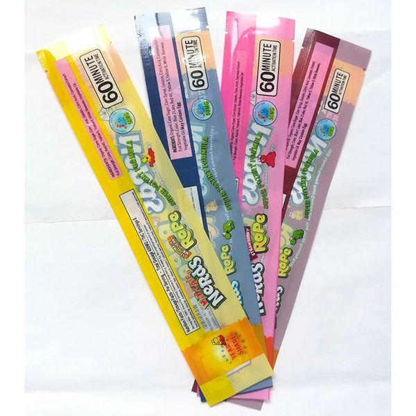 

nerds rope bag plastic gummy candy bag edibles empty flower packaging retail package smell proof mylar bag 7styles vaping coil jig hcsjx
