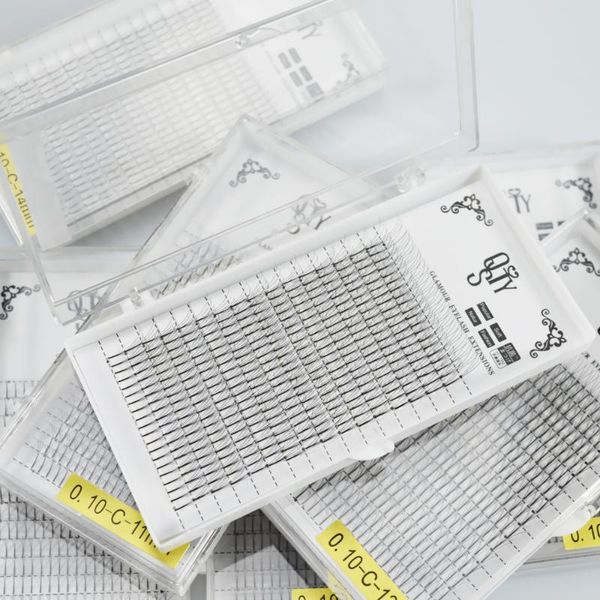 

16rows 3d 4d 5d 6d 10dlong stem false lashes premade russian volume fans faux mink premade eyelash extensions makeup cilios