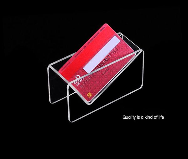 

акрил clear namecard display stand namecard витрина визитница настольная организатор акриловые box case, Pink;blue