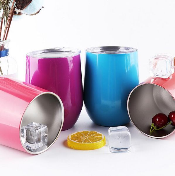 

Egg cup tainle teel vacuum cup car drinking bottle candy color coffee cup mini water bottle kid milk cup portable tea cup cl 83