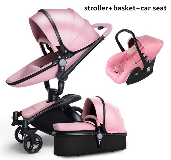 

aulon baby stroller light four-wheel suspension fast-folding sit & lie down aluminum alloy two-direction pram pushchair