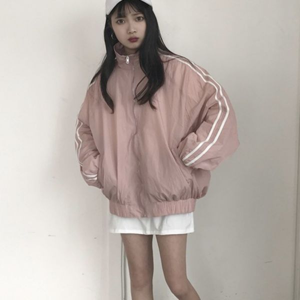 

women coat 2019 new zipper parka short cotton-padded jacket warm winter jacket sport abrigos mujer invierno, Black