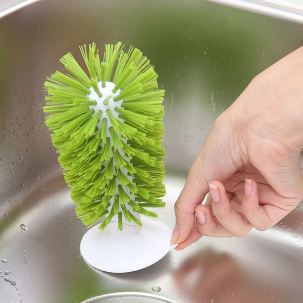 

Hot Household Merchandises Sink Suction Glass Washer Cup Base Cleaning Bottle Glass Brush Bathroom Tool 2020 New