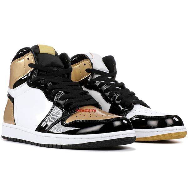 

1 men basketball shoes gold 3 homage to home shadow banned bred black toe chicago triple black white 1s sports sneakers 7-13