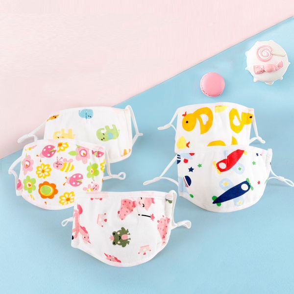 

маленький динозавр утка самолет печать партии дети мальчик девушки мультфильм дизайнер маски для лица дети anti-dust washable хлопок многора