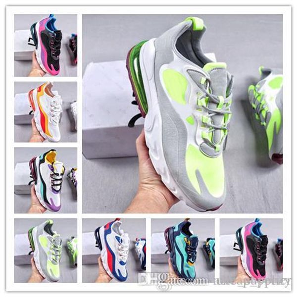

react 270s cushion reduce shock designer yellow red blue athletic women men sports running shoes sneakers eur size 36-45