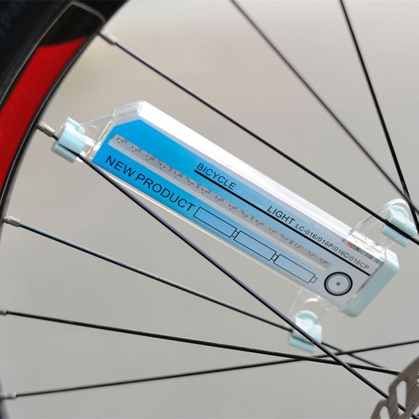 

new 1pc bike spoke wheel light cycling bicycle dual led 32 kinds flash pattern night riding drop shipping