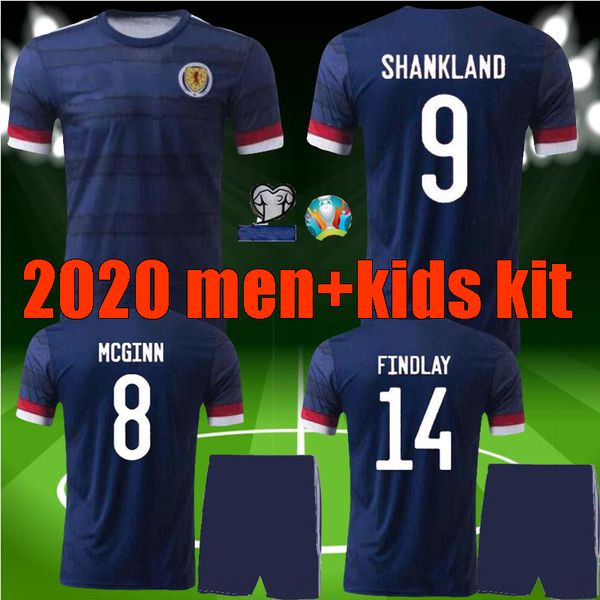 

Men 2020 cotland occer jer ey kid kit 20 21 home bobert on fra er arm trong burke ccgregor forre t child jer ey boy football hirt, Black;yellow