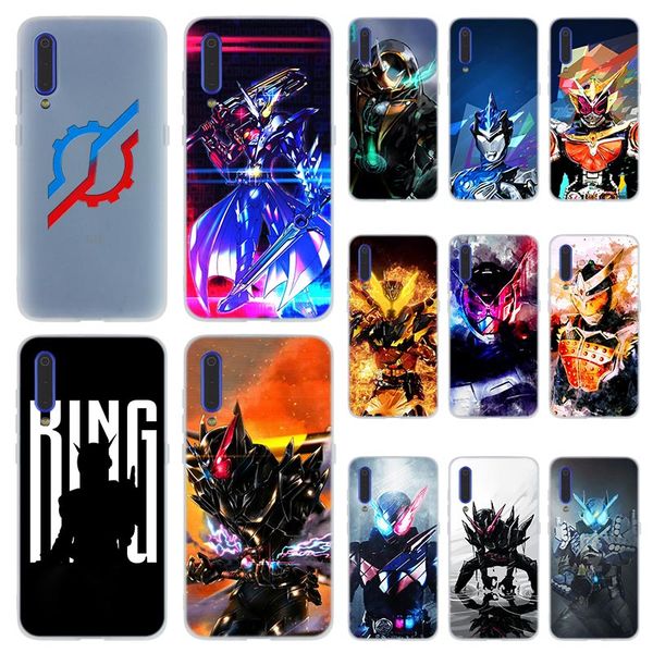 

fashion soft tpu phone case cover for coque xiaomi redmi 4x 4a 6a 7a y3 k20 5 plus note 8 7 6 5 pro kamen rider dragon knight