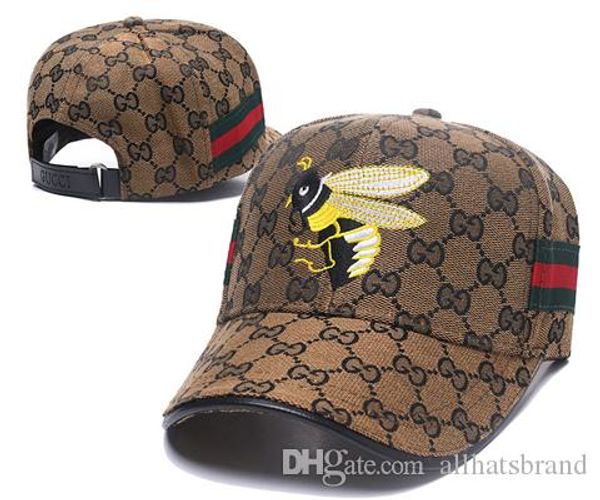 

2019 Новый Осень Зима дизайнер шляпы мужчины женщины bee tiger мода вышивка бейсболка ha