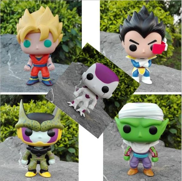 

prettygift funko pop official dragon ball z resurrection f - super saiyan god vegeta vinyl action figure collectible model toy doll gift