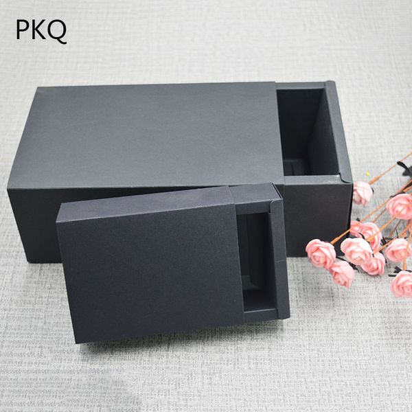 Sliding Cover Kraft Paper Drawer Boxes Diy Handmade Soap Cosmetic
