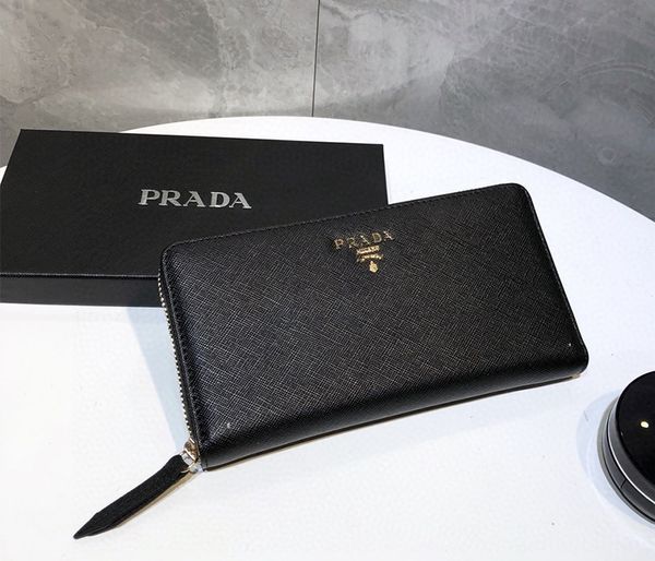 

дизайнер кошелек женщин кошелек дизайнерские клатчи марка высокого качества кошельки классический мешок сцепления бумажник с коробкой, Black