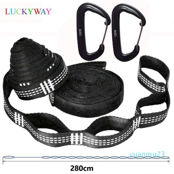 

wholesale-2 pcs essential can hold 2000kg outdoor camping hammock hanging belt hammock strap rope accessories load bind rope