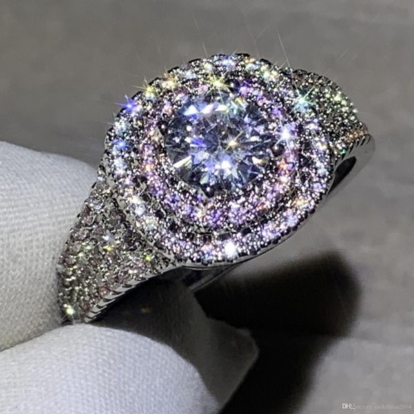 

victoria wieck new arrival stunning luxury jewelry 925 sterling silvevr white&pink sapphire cz diamond party engagement women band ring gift, Slivery;golden