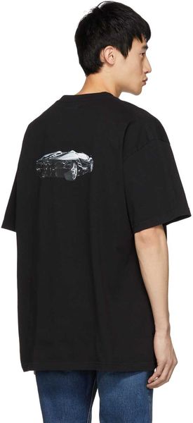 

mens designer t shirts tee summer comfort breathable brand t-shirt classic letter print motorcycle riding shirts vetements luxury shirts, White;black