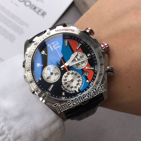 

Новый Formula 1 F1 CAZ101N.FC8243 Стальной корпус Черный Синий Оранжевый циферблат Кварцевый