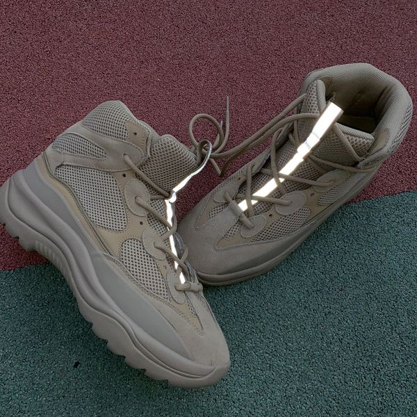 

kanye west boot season 6 desert rat 6s graphite black military style men seankers trainers 3m reflective casual mens designer martin boots