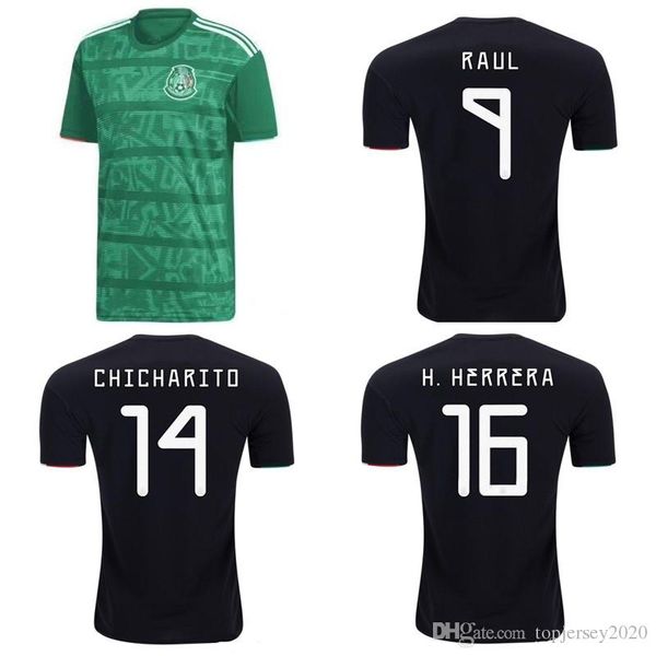 

thai 2019 2020 gold cup mexico soccer jerseys 19 20 chicharito layun chucky football shirt g dos santos lozano jersey camisas de futebol, Black;yellow