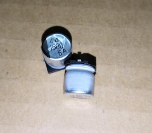 

10pcs 6.3v 1500uf smd 10x10mm chip aluminum electrolytic capacitor