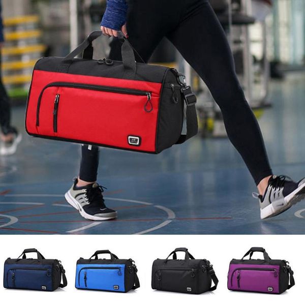 

outdoor sport gym bag large capacity wet separation sports pack multifunctional portable travel handbag zipper closure tote