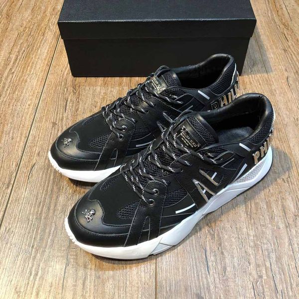 

new style high-end luxury men's driving casual shoes sports basketball shoes triple fashiondesigner platform men's shoes size 38-4