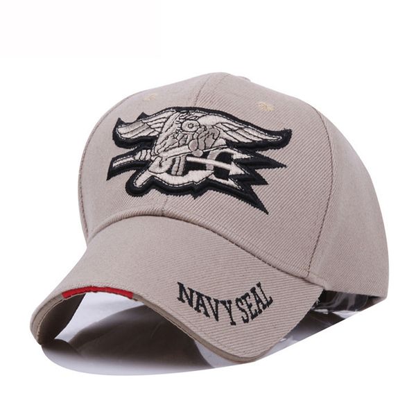 

largeswan summer cotton casual navy seal cap air soft fashion tactical baseball cap men army hat solider casquette brand sports, Black;white
