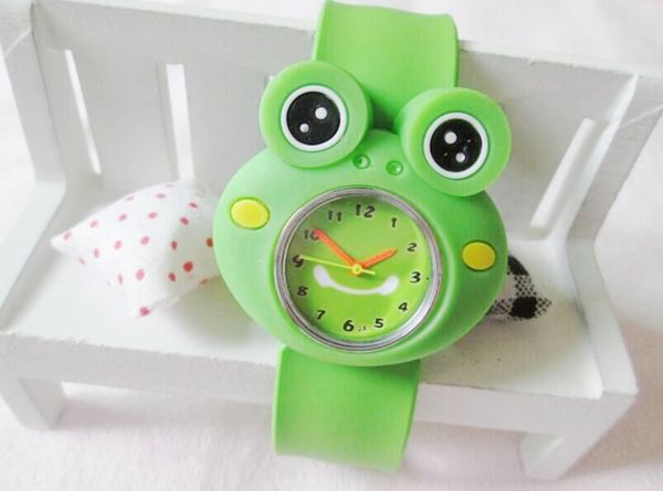 

cartoon frog slap kids children boys wrist watch gift, Blue
