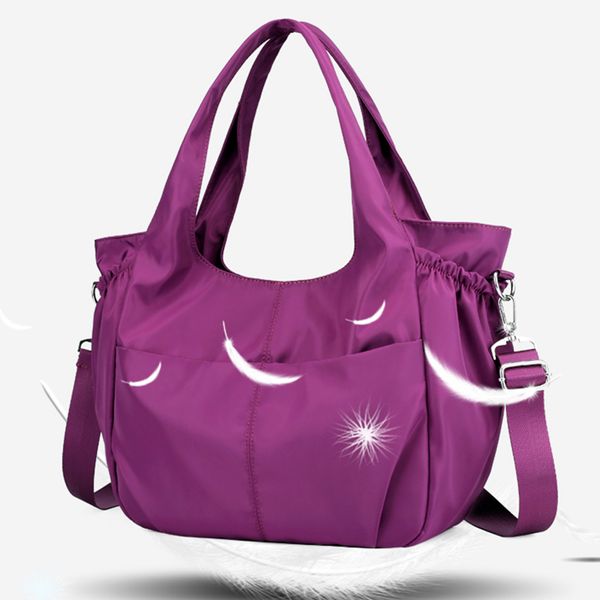 

women wear resistant storage multifunction sports side pocket travel adjustable strap gym bag waterproof nylon large capacity