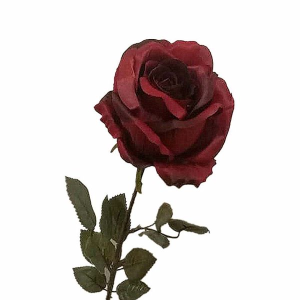 

decorative artificial simulated rose single head large 77cm silk cloth ornament