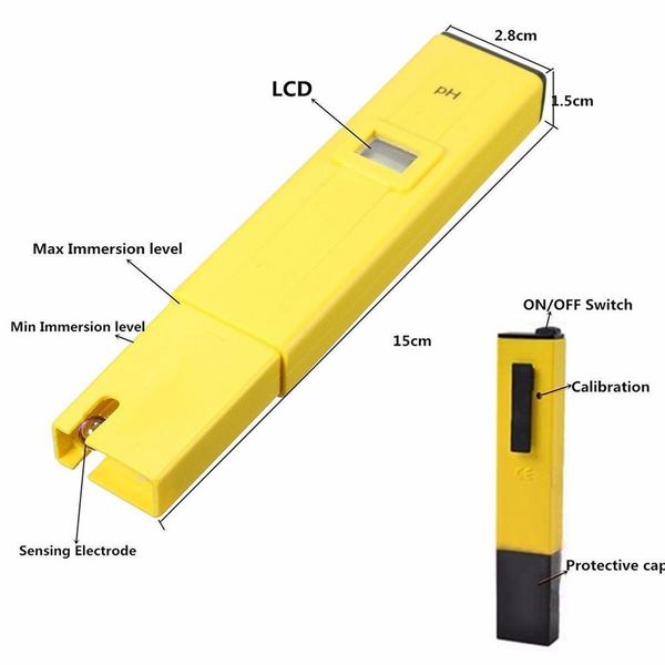 

digital ph meter automatic calibration atc 0.01 portable water quality test monitor aquarium nds