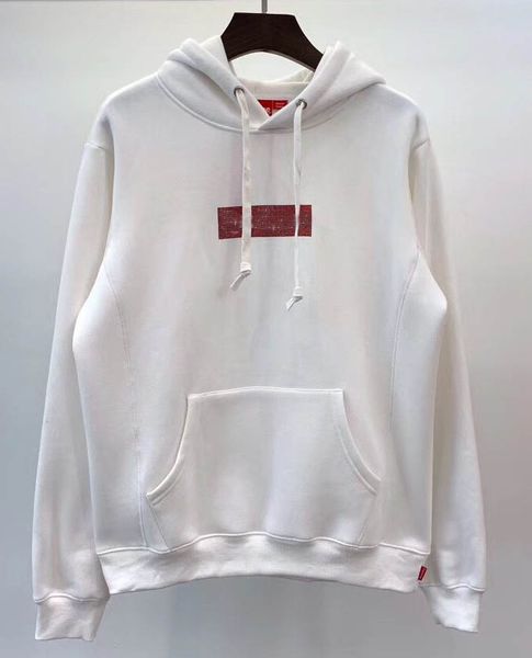 

19fw box logo mens designer hoodies luxury men women couples hooded sweatshirt mens pullover hoodie size m-2xl, Black