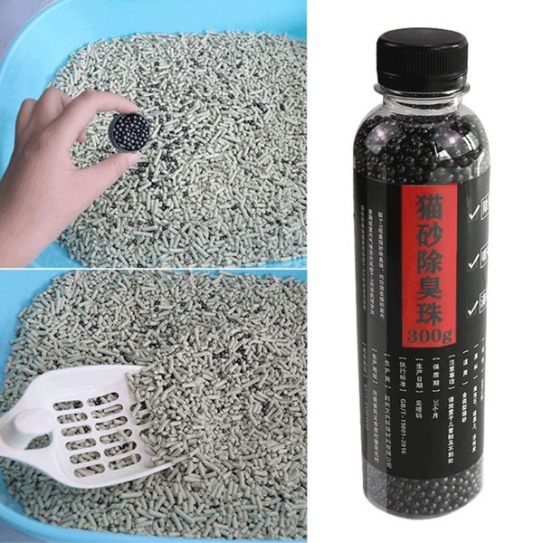 

300г высоких адсорбционного природного cat помет дезодорант шарики воздух свежих зоотовары m6ce