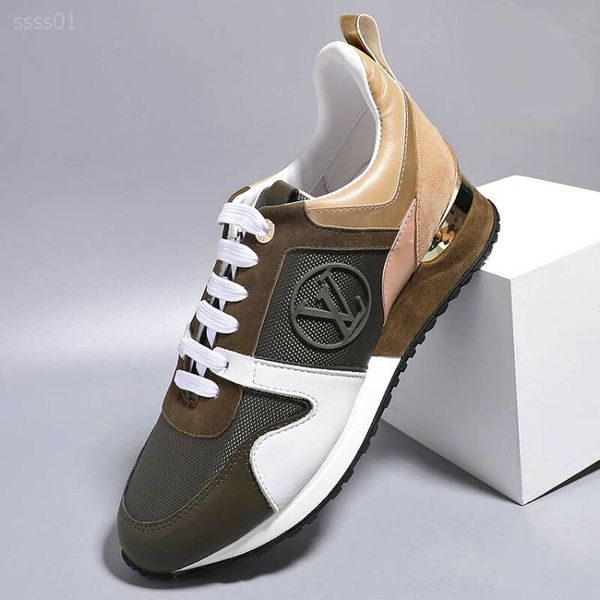 

mens shoes sneakers trainers shoes running shoe for men womens runners flats genuine leather luxurious racer luxury, Black
