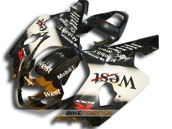 

новый abs мотоцикл велосипед обтекатели комплекты подходят для suzuki gsxr600 750 600 750 k4 2004 2005 04 05 комплект кузова пользовательски
