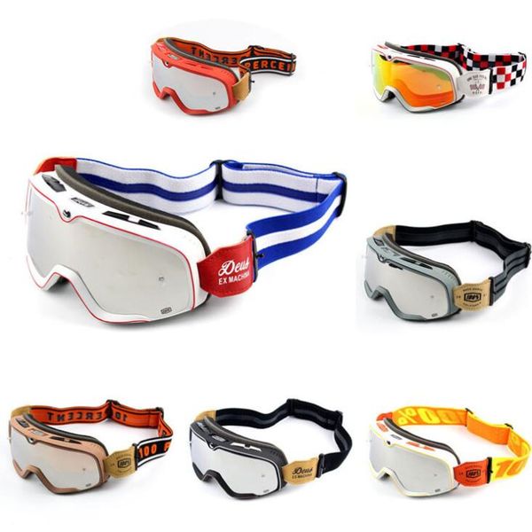 

off-road motorcycle goggles dustproof windshield anti-fog goggles outdoor blackout riding glasses new 100% goggles gift hd transparent film, Black