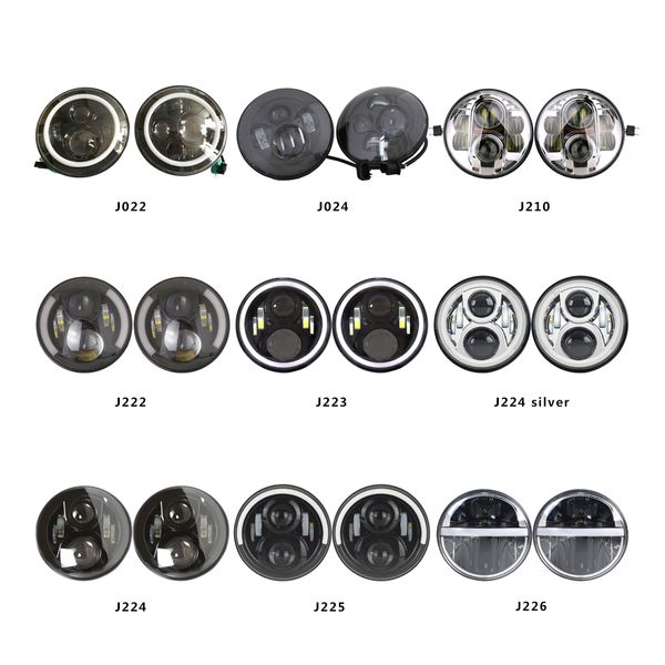 

headlight ledlight lamp 7inch high/low beam ip68 6500k car light for wrangler jk 2007-2017 auto products aluminum alloy