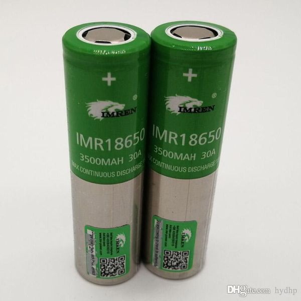 

100% highest quality imr 30a 18650 battery 3500mah 3.7v batteries rechargable lithium batteries fedex ing