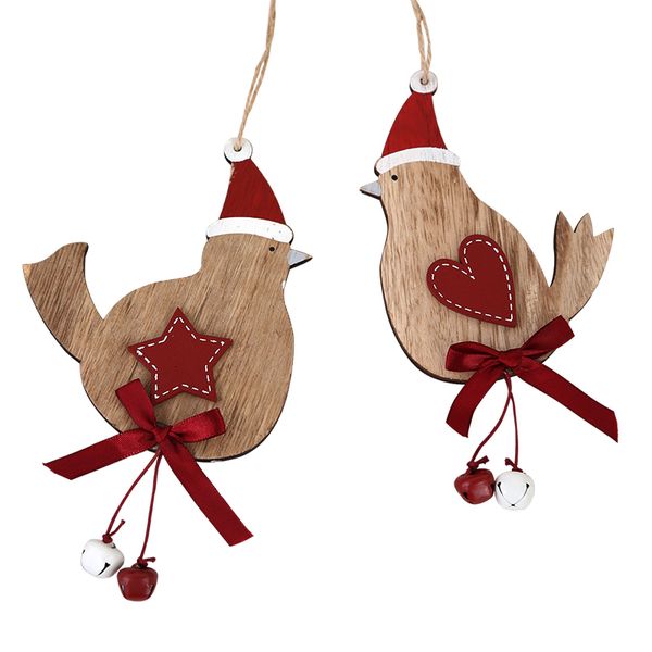 

деревянные рождество вися орнамент,2 зад