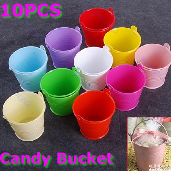 

10 x mini chocolate cute candy bucket keg wedding party favors kisses diy