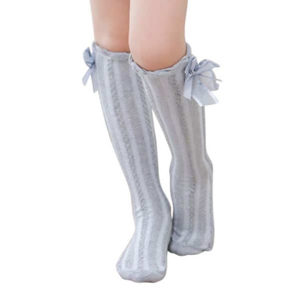 

2019 baby girls socks knee high solid princess socks girl cute baby socks, Blue
