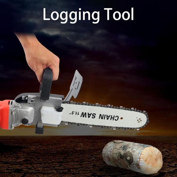 

practical electric chain saw cutting 11.5inch durable power tools portable electric drill angle grinding black felling saw