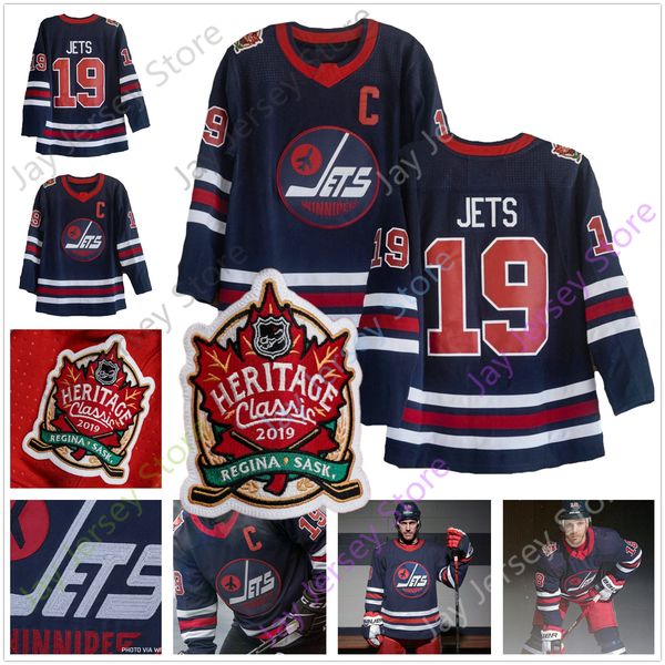 

custom 2019 winnipeg jets heritage classic jersey patrik laine dustin byfuglien mark scheifele blake wheeler kyle connor bryan little, Black;red