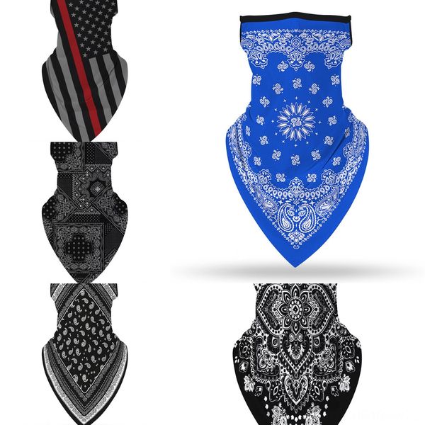 

qeyfi vip fashion halloween skull sporting face masks scarf outdoor printed headwear riding scarf headband neck cycling bandana, Black