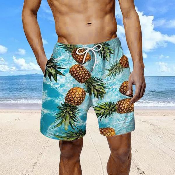

puimentiua фрукты ананас синих шорты купальники для мужчин плавки шорт плавки для man бича short surf boardshort спортивного, White;black