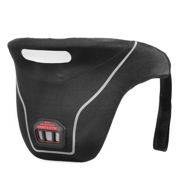 

ghost racing motorcycle cold protection neck anti-fall protective gear outdoor warm windproof crash protection rider neck guard, Black;blue