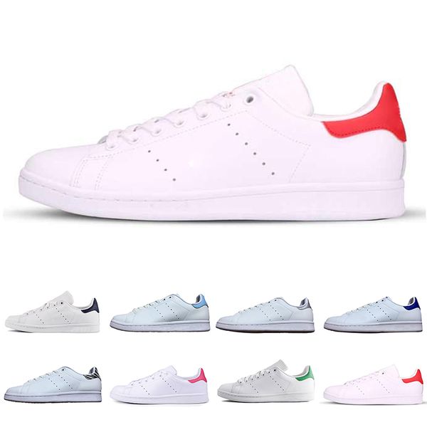

retro original smith men women casual shoes green black white blue red pink silver mens stan fashion leather shoe flats sneakers