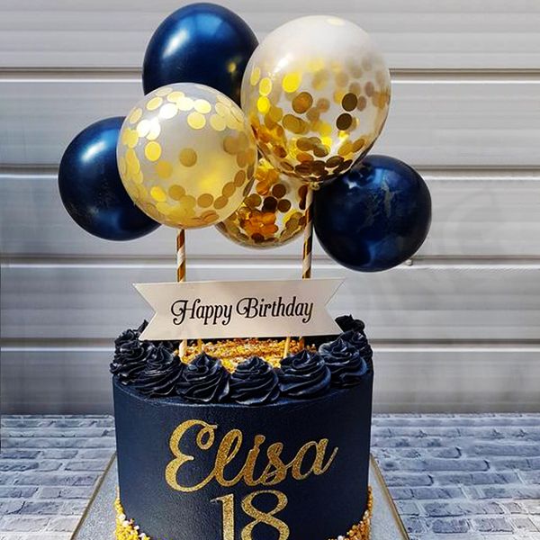 Grosshandel Dekorieren Von Lieferungen Hochzeit Dekor Konfetti Ballon Kuchen Topper Babyparty Mini Latex Craft Cake Topper Geburtstagsfeier Dekoration Fur Hom Von Home Furnishing88 2 07 Auf De Dhgate Com Dhgate
