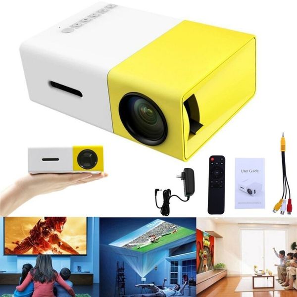

yg300 1080p home theater cinema usb hdmi av sd mini portable hd led projector camera drop shipping
