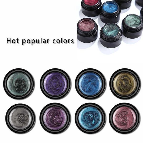

magnetic 5d cat eye uv gel nail polish set starry sky effect soak off uv nail art gel varnish lacquer manicure, Red;pink
